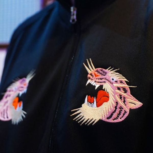 SeeQでつくったジャケット(刺繍)