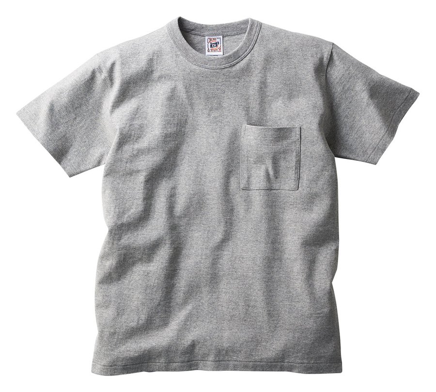 TRUSS OE1119 OEマックスウエイトバインダーネックポケットTシャツ
