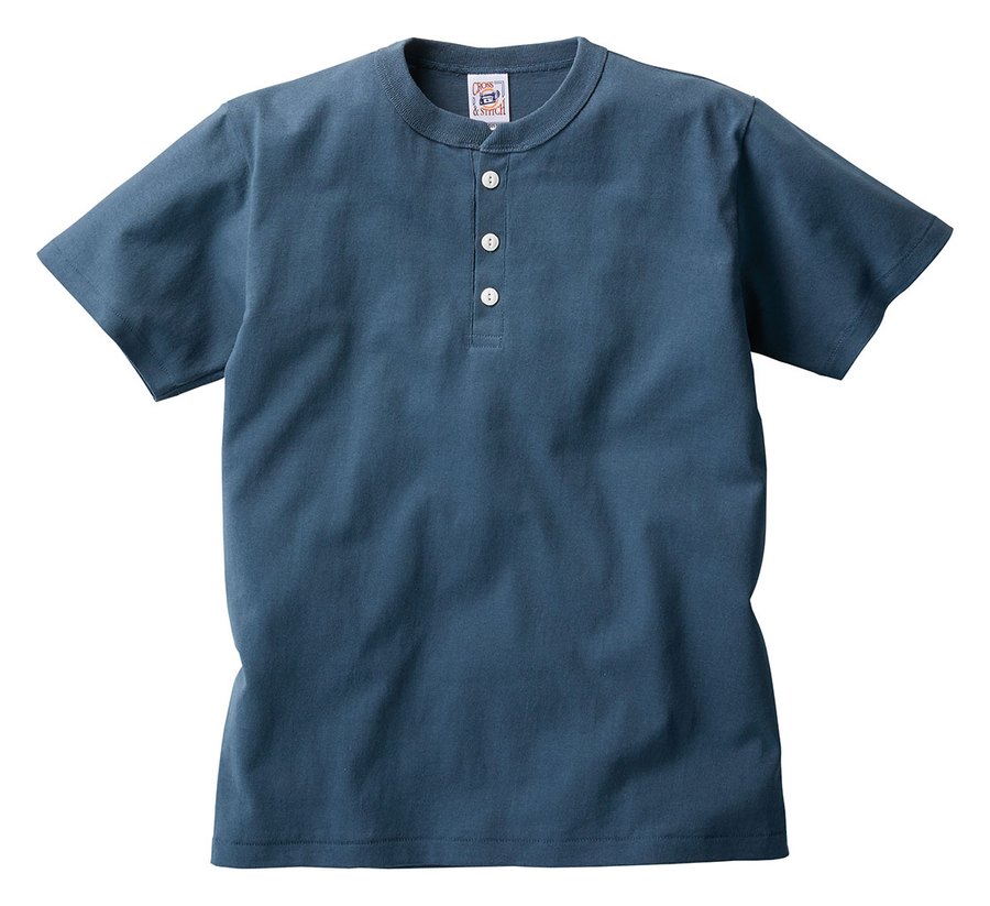 TRUSS OE1120 OEマックスウエイトヘンリーネックTシャツ