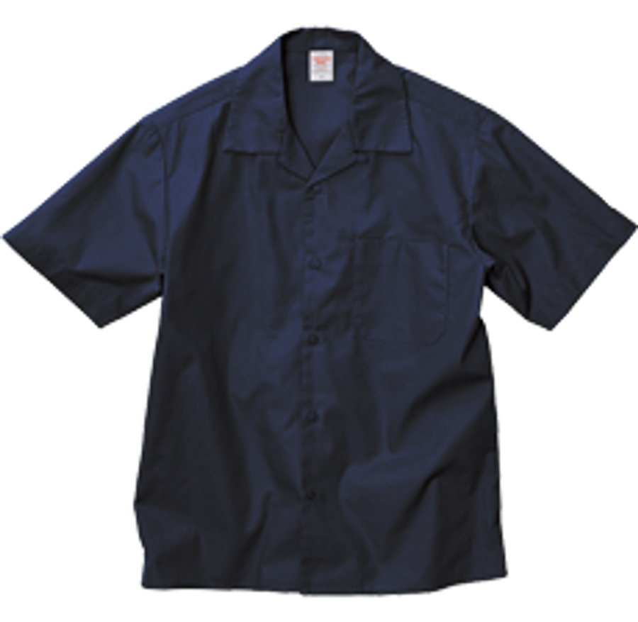 United Athle 1759-01 T/Cオープンカラー S/S シャツ