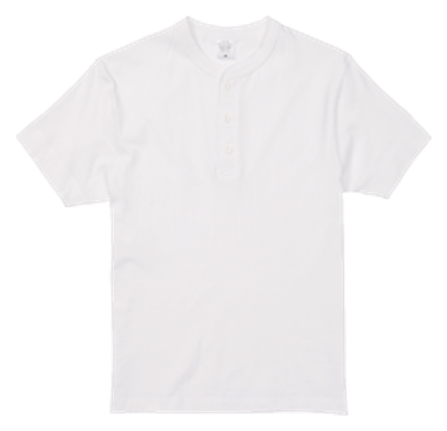 United Athle 5004-01 5.6oz ヘンリーネックTシャツ