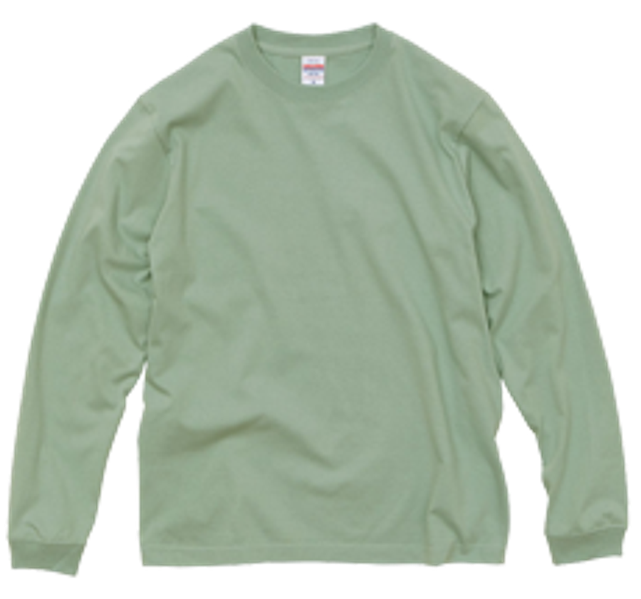 United Athle 5011-01 5.6oz L/S Tシャツ(1.6インチリブ)