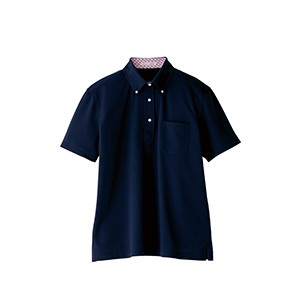 FACEMIX FB5023M 吸水速乾メンズポロシャツ(チェック)