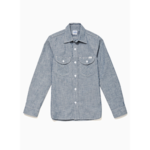 Lee WORKWEAR LCS43003 Leeレディスシャンブレー長袖シャツ