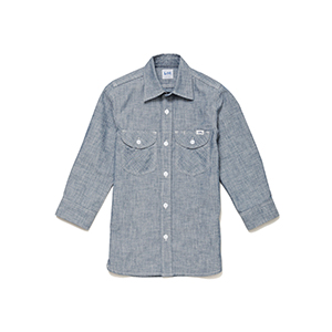 Lee WORKWEAR LCS43004 Leeレディスシャンブレー七分袖シャツ