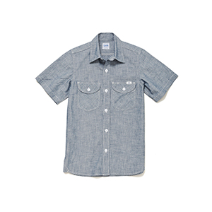 Lee WORKWEAR LCS43005 Leeレディスシャンブレー半袖シャツ