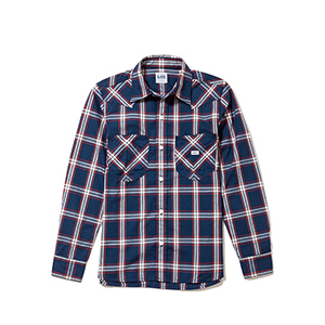 Lee WORKWEAR LCS46006 Leeメンズウエスタンチェック長袖シャツ