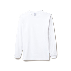 LIFEMAX MS1606 ヘビーウェイトロングスリーブTシャツ(ホワイト)