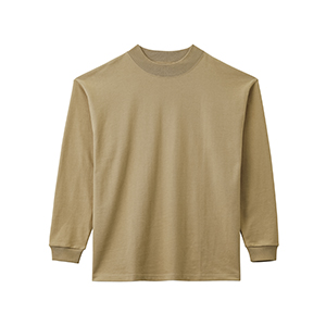 LIFEMAX MS1610 10.2オンススーパーヘビーウェイトモックネックTシャツ