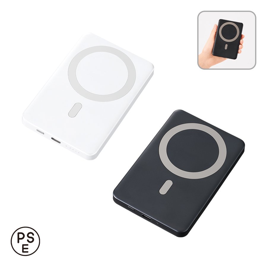 MARKLESS TE-0010 マグネット対応ワイヤレスモバイルチャージャー5000