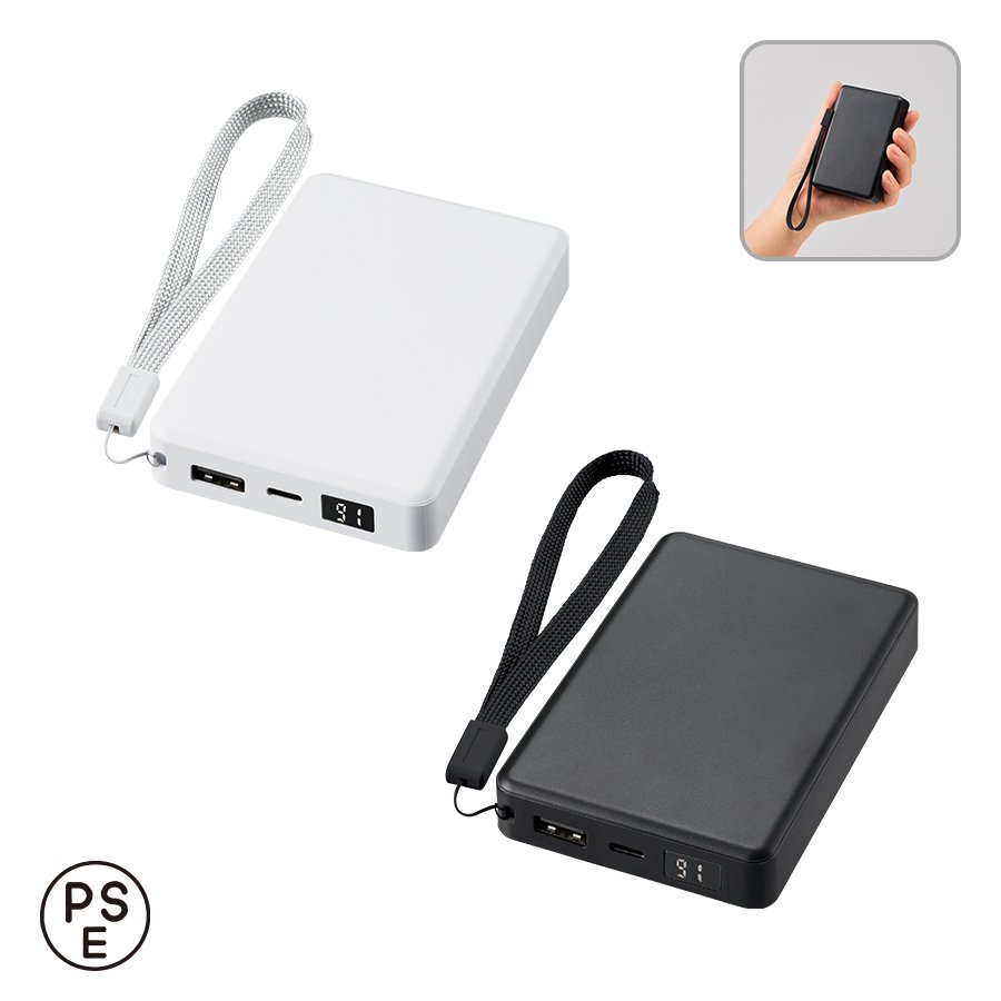 MARKLESS TE-0045 モバイルチャージャー8000 デジタル表示付