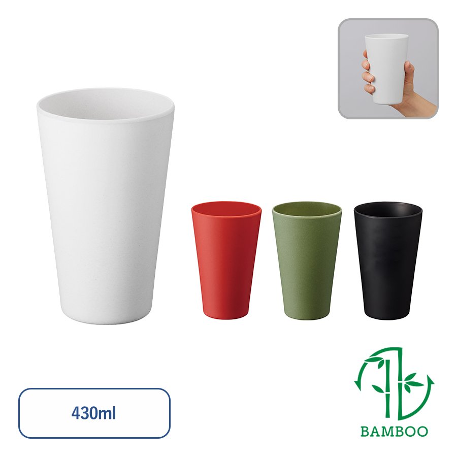 MARKLESS TS-1408 バンブーファイバー入りタンブラー 430ml