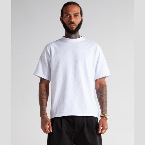US-shaka wear-MCS02S-7.5oz Max Heavyweight Cropped Tee(Boxy Tee)