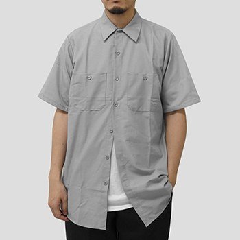 US-RED KAP-S0024-4.25ozワークシャツ半袖